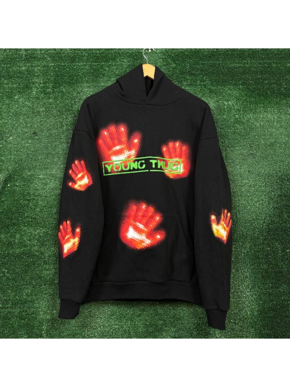 Young Thug UY Scuti Hip-Hop Oversized Hoodie Size Medium